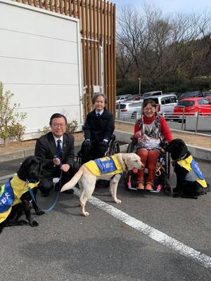 介助犬訓練施設「シンシアの丘」を視察しました