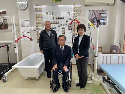 介護をする人にも介護を受ける人にも優しい機器の数々