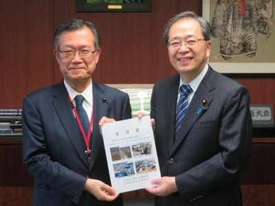 斉藤鉄夫国土交通大臣に要望