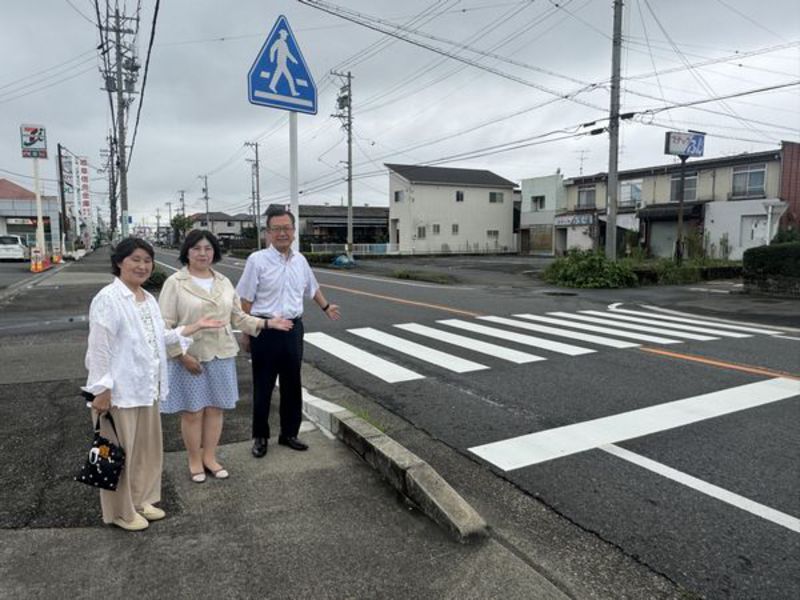 地域の声をお聞きして市議県議の連携で実りました