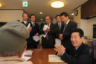 特別養護老人ホームで懇談