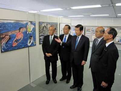 公明党 山口代表も鑑賞